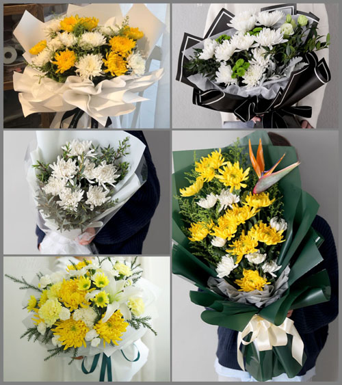 山东东营东营区龙居镇小孙村白事花束代送